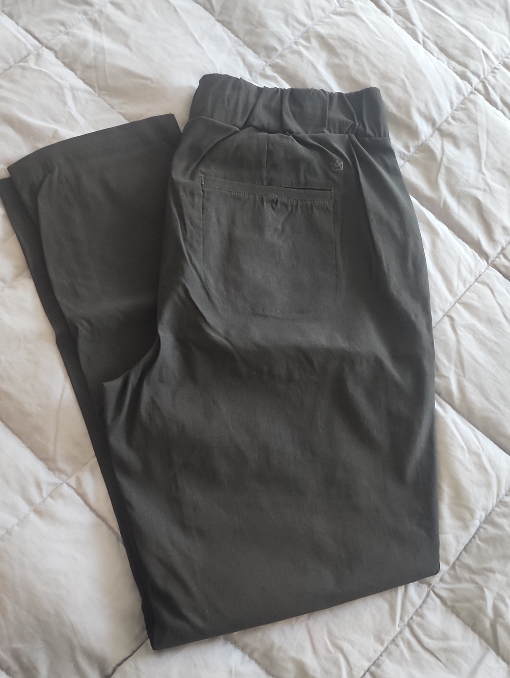 Mondetta Women's Olive Green Elastic Waist Track Pants